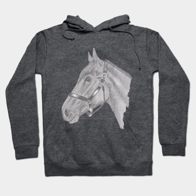 Horse Illustration Hoodie by Shyflyer